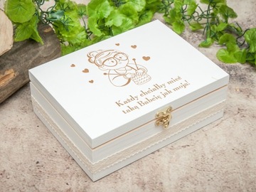 шкатулка, чайный сервиз для БАБУШКИ и ДЕДУШКИ, чайный сервиз, ПОДАРОК, гравировка имени