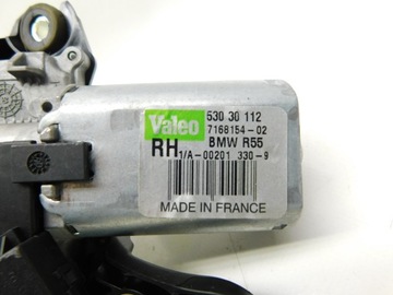 MECHANIZMUS MOTOREK STĚRAČE PRAVÝ ZADNÍ 7168154 - MINI R55 CLUBMAN