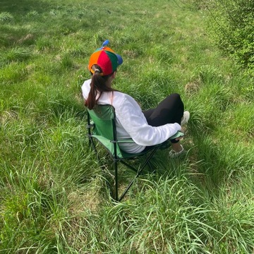 Складное туристическое кресло для рыбалки, кемпинга, рыбалки