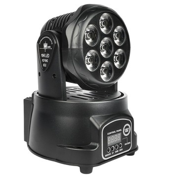 СВЕТОДИОД С ДВИЖУЩЕЙСЯ ГОЛОВКОЙ WASH LED PAR REFLECTOR 7x8W RGBW LED НОВЫЙ