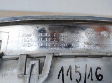 BMW 5 F10 F11 09-13 ROK PRAVÁ LEDVINA MŘÍŽKA 51137200728 K69/053