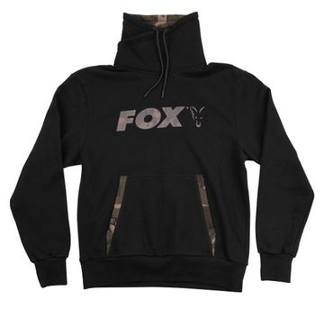 Fox Bluza Black/Camo Print High Neck XL