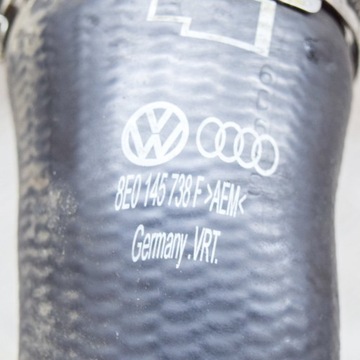 8E0145738F PRAVÝ PŘÍVOD INTERCOOLER AUDI A4 AVANT 8ED B7