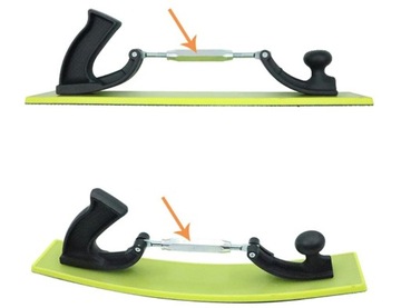 Плоскости дугового шлифования 70х420мм с гибкой лентой Velcro Kormax