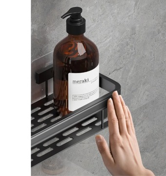 2 ШТ. САМОКЛЕЯЩИЕСЯ ПОДВЕСНЫЕ ПОЛКИ LOFT НАСТЕННЫЕ ДЛЯ ВАННОЙ КОМНАТЫ ДЛЯ ДУША