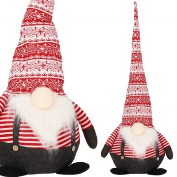 SKRZAT GNOM POD CHOINKĘ DEKORACJA ŚWIĄTECZNA 80 CM