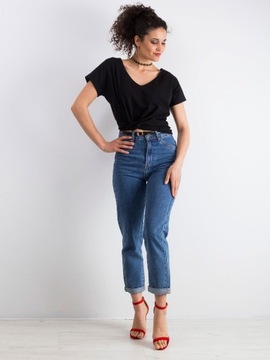 ЖЕНСКАЯ ФУТБОЛКА, ХЛОПКОВАЯ ФУТБОЛКА С V-ОБРАЗНЫМ ВЫРЕЗОМ