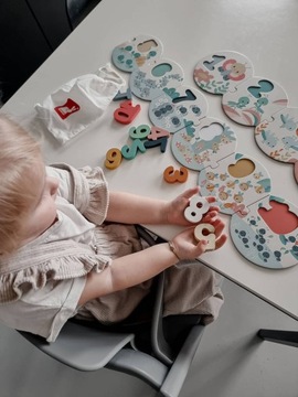 Пазл Я учусь считать Pure - деревянный развивающий пазл 2 года+, Janod