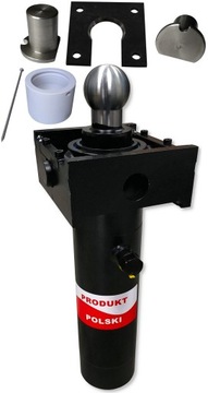 SIŁOWNIK CYLINDER TŁOK PRZYCZEPY D35 Z GNIAZDEM