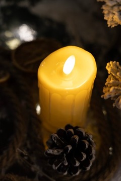 LED CANDLE Вставка для свечи ЭФФЕКТ ПЛАМЕНИ Свеча на батарейках 9см Фонарь