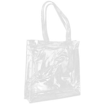 Pvc Tote Bag Letter Decor Torebka Przezroczys