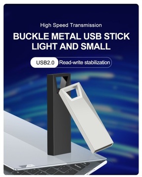 Pendrive USB 2.0 64 GB CZARNY Wodoodporny Metal SOLIDNY