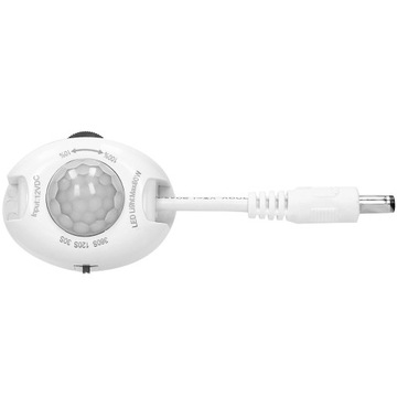 ДАТЧИК ДВИЖЕНИЯ ДЛЯ СВЕТОДИОДНЫХ ЛЕНТ ДИММЕР 12-24В РЕГУЛИРОВКА 10M LED 60W PIR 120°
