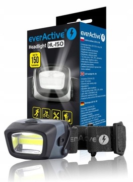 EverActive HL-150 Светодиодный налобный фонарь COB 3 Вт