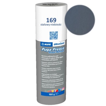 FUGA FRESCA ULTRACARE 160g MAPEI farba poliuretanowa 169 stalowy niebieski