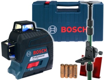 LASER GLL 3-80 BOSCH WALIZKA + TYCZKA TP 320