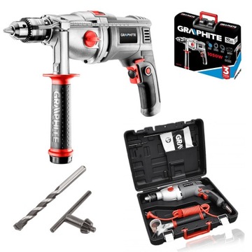 WIERTARKA UDAROWA 1050W 13mm DWUBIEGOWA 3L GW