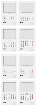 Фото настенный календарь 2024 шаблоны календарей А4