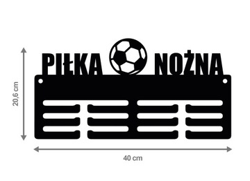 Wieszak na medale PIŁKA NOŻNA 40cm 19.2