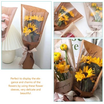 БУМАЖНЫЕ РУКАВА ДЛЯ УПАКОВКИ ЦВЕТОЧНЫХ БУКЕТОВ