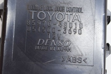 LEXUS RX XU10 300 DVOJITÁ JEDNOTKA ŘÍDÍCÍ ZÁMKEM DVEŘE ECU 85970-4801