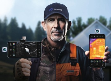 Профессиональная тепловизионная камера InfiRay T2L + ШТАТИВ + ЛАЗЕР 256x152 25Гц