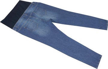 C&A_46_ SPODNIE jeans ciążowe Z ELASTANEM V037