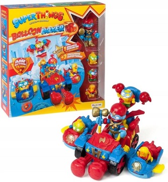 SUPER ZINGS pojazd Balloon Boxer czerwony SUPER THINGS seria 8 SUPERZINGS