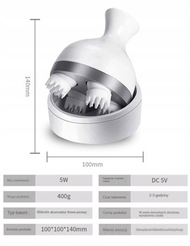 Электрический массажер для головы Массажер для головы Ручной хлев