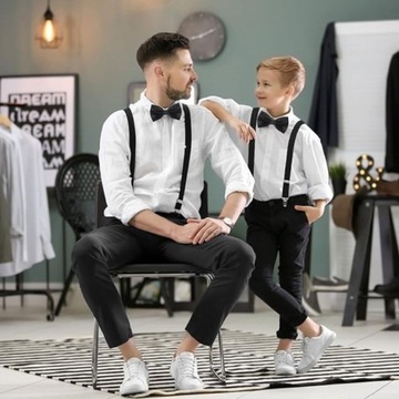 SZELKI DO SPODNI MĘSKIE DAMSKIE WĄSKIE CZARNE