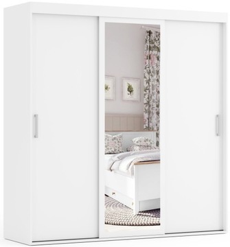 HOVET – Szafa przesuwna z lustrem 190 cm NA WYMIAR