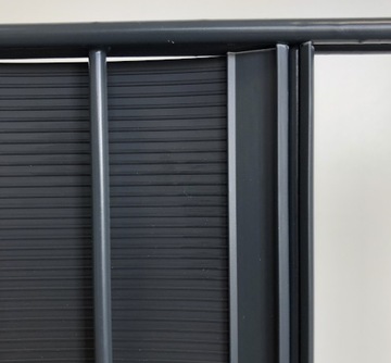 ЗАЖИМЫ ДЛЯ ЛЕНТЫ ЗАБОРА АНТРАЦИТОВЫЙ ЗАБОР x10