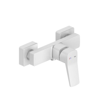 Bateria prysznicowa KFA Armatura Malaga White biała