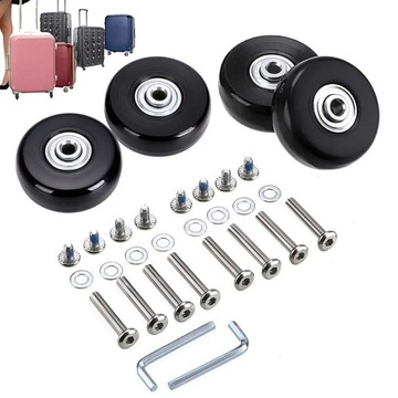 KÓŁKO DO WALIZKI CZĘŚCI BAGAŻ WALIZEK TORBY 4 SZT