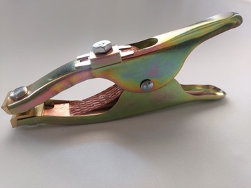 Зажим POLAR GRASS ЛАТУНЬ 300А КАЧЕСТВО!