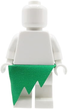 LEGO materiałowa spódnica / spódniczka - zielona