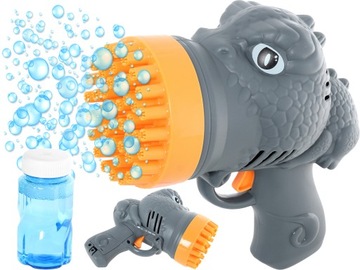 Dino na Bańki MYDLANE PISTOLET DO BANIEK Mydlanych bazooka + PŁYN