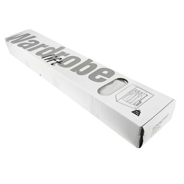 PANTOGRAF STRONG drążek do szafy - CZARNY 92-124cm