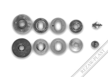 Toyota Verso 2009 - 2018 Коврики резиновые швеллерные Rezaw-Plast