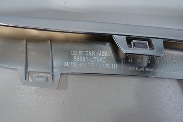 KIA CEED GT-LINE 2020- LIŠTA CHRÓM NÁRAZNÍKU LEVÝ ZADNÍ 86651-J7NA0