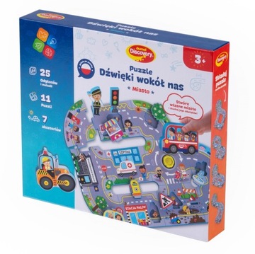 DUMEL DISCOVERY PUZZLE DZWIĘKI WOKÓŁ NAS MIASTO