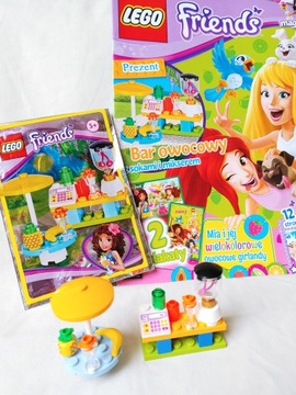 czasopismo lego Friends klocki bar owocowy