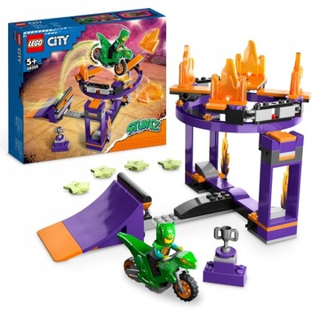 LEGO CITY WYZWANIE KASKADERSKIE RAMPA Z KOŁEM