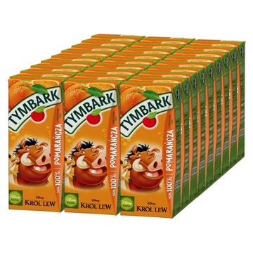 Soczek Tymbark 100% Pomarańcza dla Dzieci 27x200ml