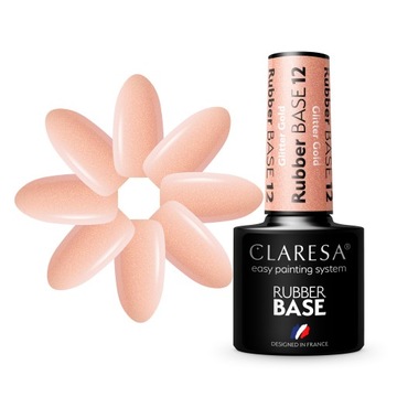 CLARESA RUBBER BASE BAZA KAUCZUKOWA 5ML HYBRYDA 12