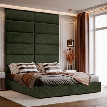 PANELE TAPICEROWANE ŚCIENNE 90x30 WEZGŁOWIE 3D