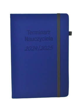 Kalendarz TERMINARZ NAUCZYCIELA A5 tygodniowy 2024/25 gumka perforacja