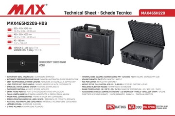 Чемодан герметичный MAX465S 502x415x246 мм
