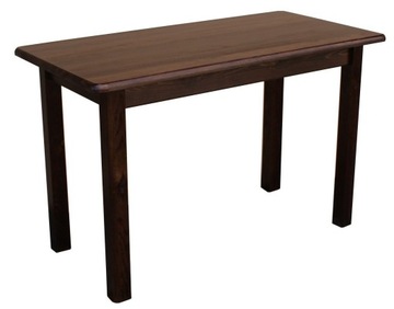 STÓŁ KUCHENNY 120x60 DREWNIANY SOLIDNY SOSNA BRĄZ