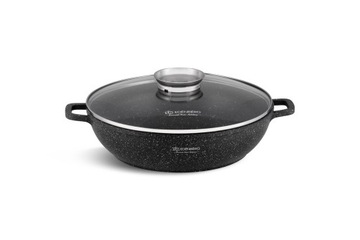 PRAKTYCZNY GARNEK MARMUROWY 5,5L / 32cm INDUKCJA EDENBERG 8135 PROMOCJA